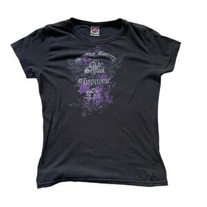 Orange County Cali Choppers Womens/Teen Tee Size Large Vintage Old School Y2K